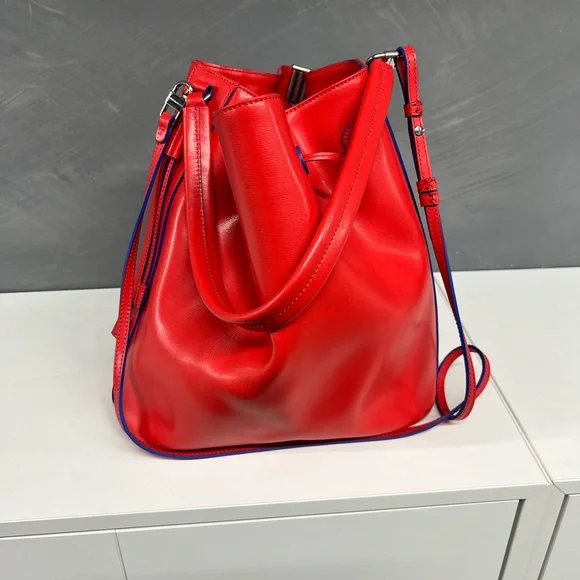 Emporio Armani Red Bucket Bag - Picture 4 of 10
